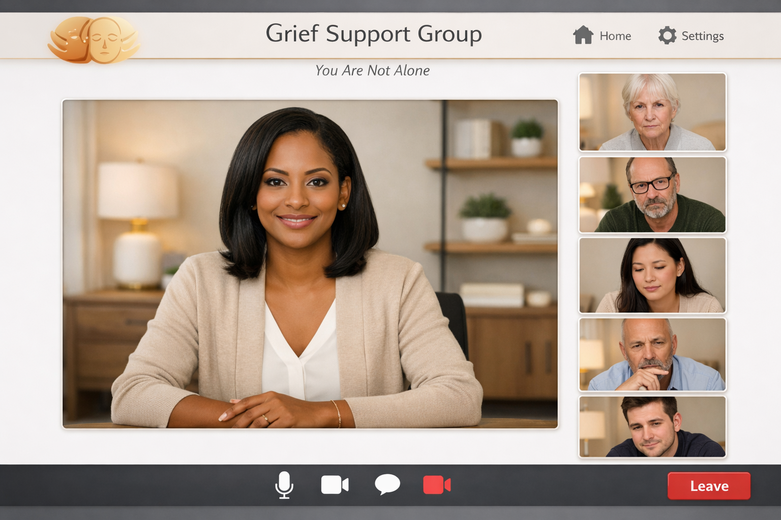 Grief support group telehealth 1
